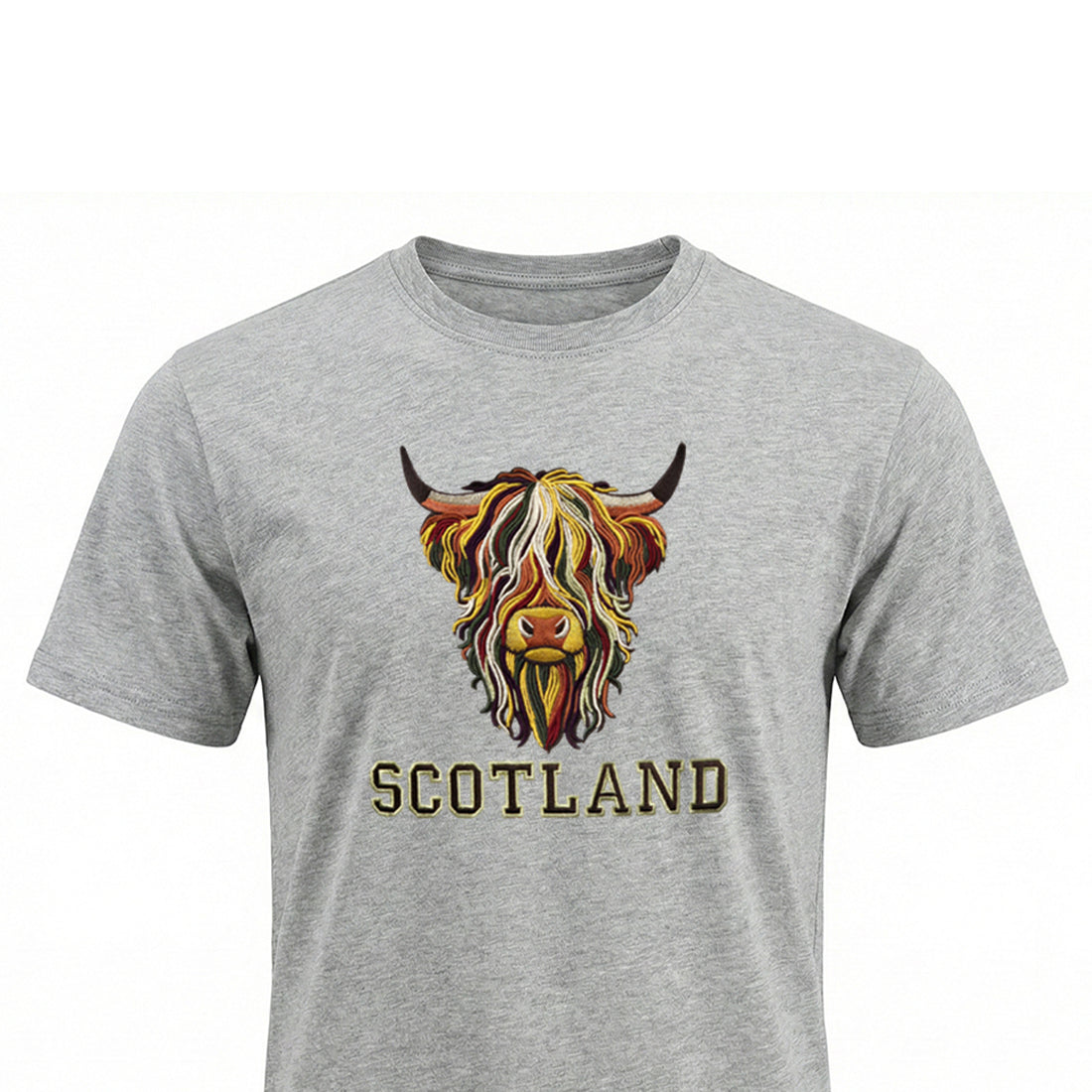 ADULT T-SHIRT | EMB MLT COW 8