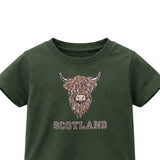 KIDS T-SHIRT | EMB BR COW 1