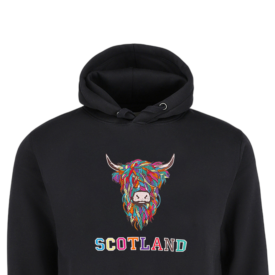 ADULT HOODIE | EMB MLT COW 2