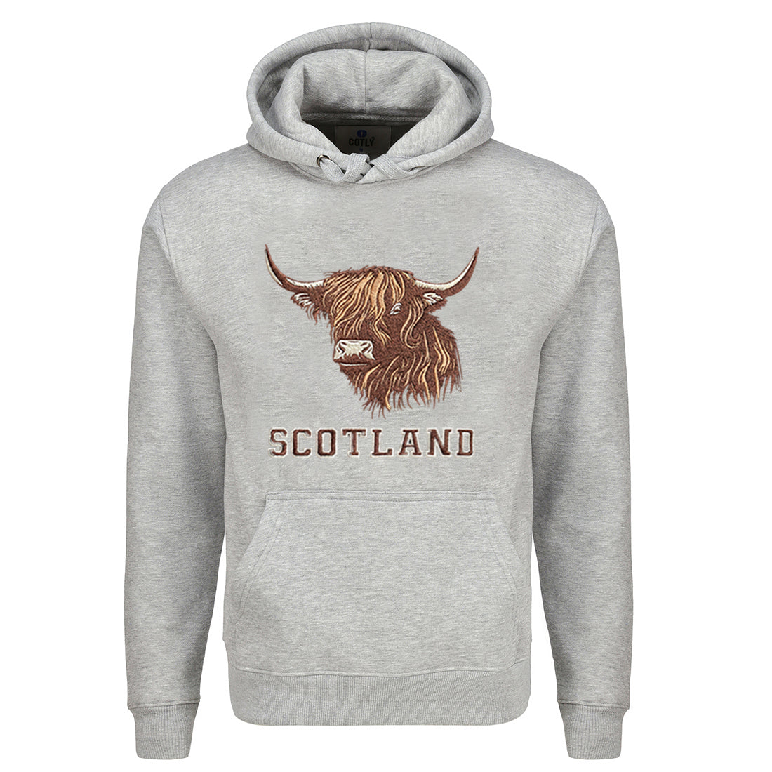 ADULT HOODIE | EMB BULL FACE