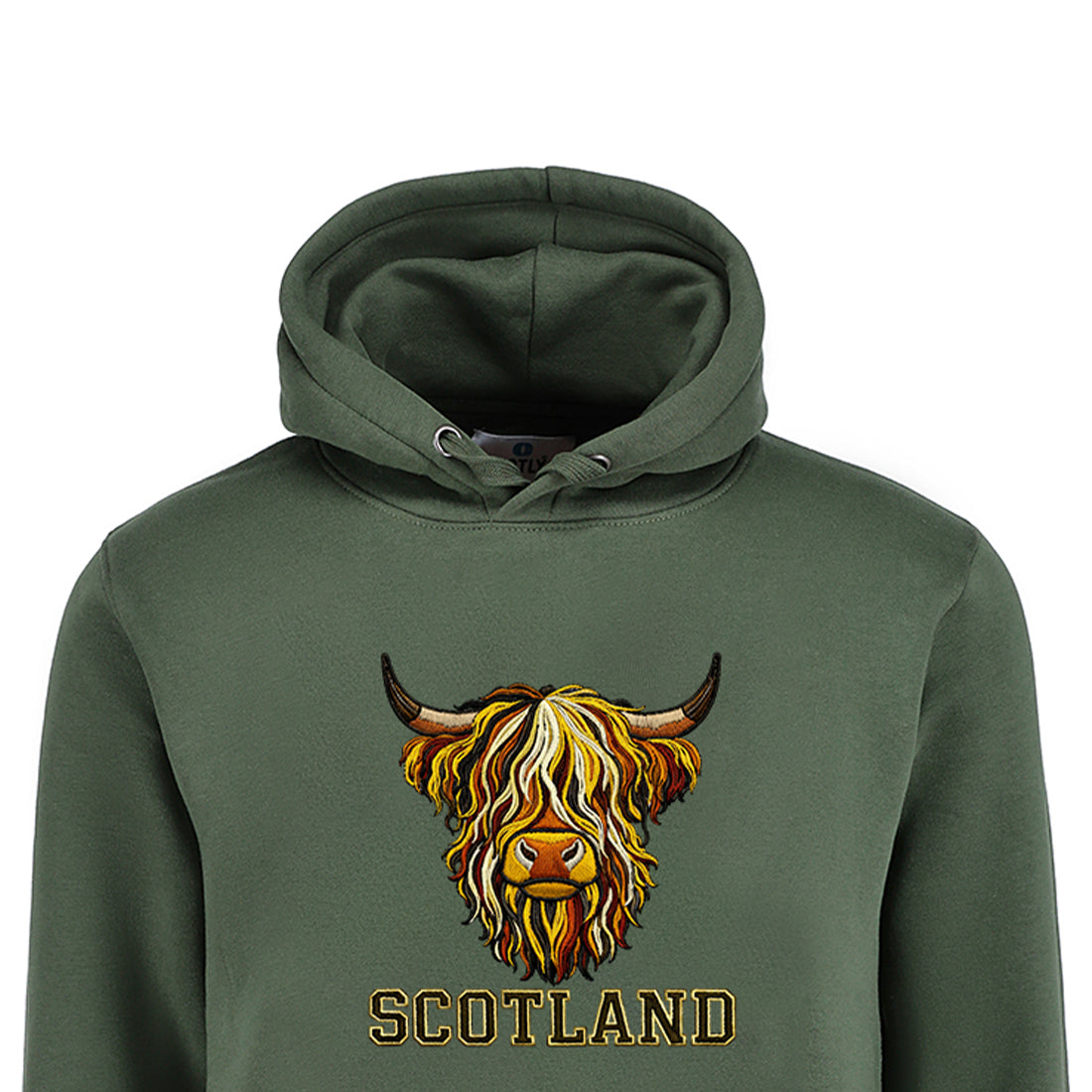 ADULT HOODIE | EMB MLT COW 8