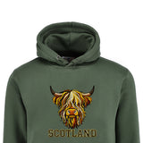 ADULT HOODIE | EMB MLT COW 8
