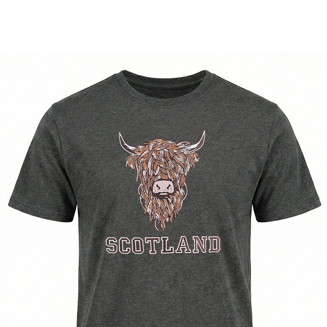 ADULT T-SHIRT | EMB BR COW 1
