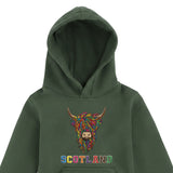 KIDS HOODIE | EMB MLT COW 2