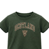 KIDS T-SHIRT | EMB SCT/BR COW 1