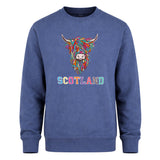 ADULT SWEATSHIRT | EMB MLT COW 2