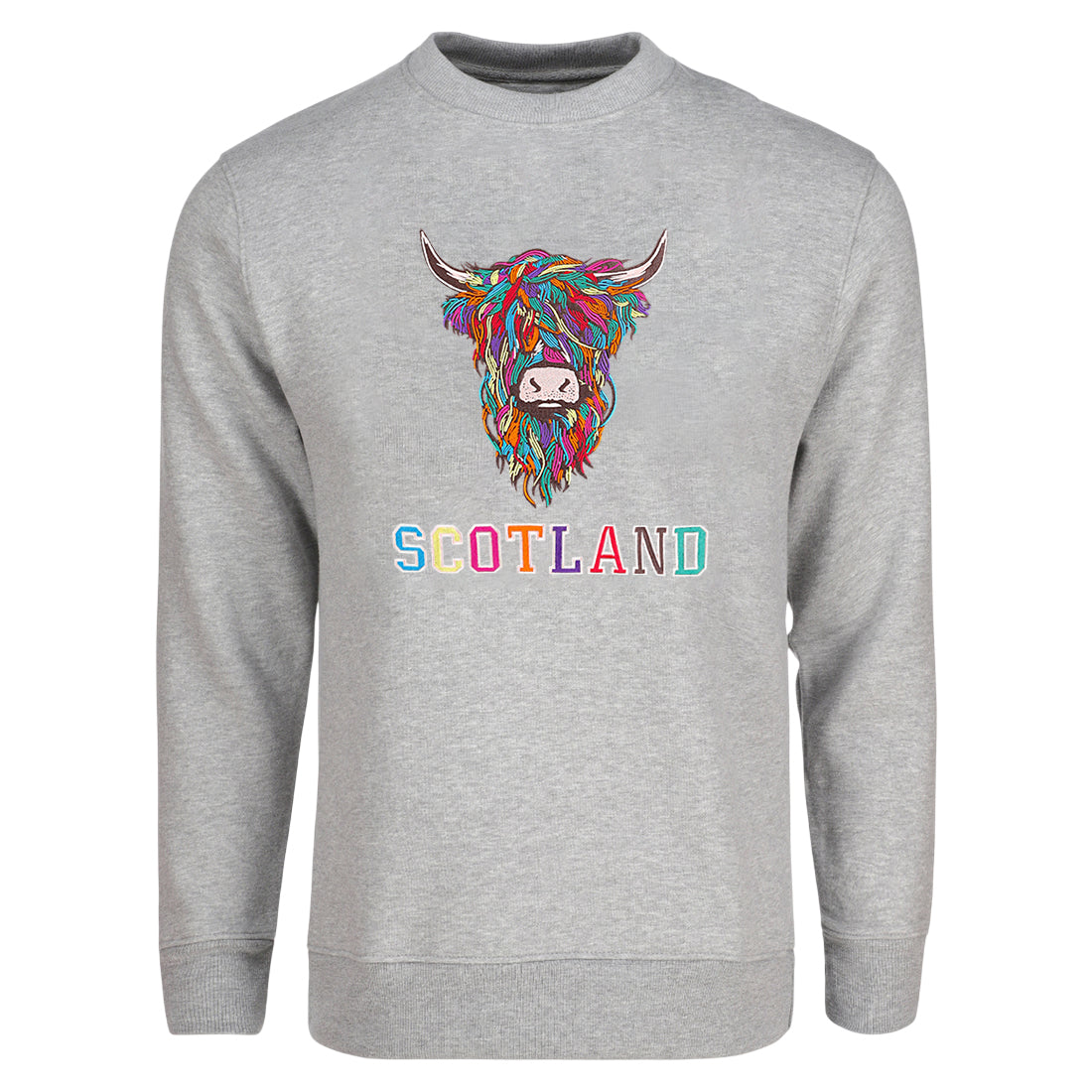 ADULT SWEATSHIRT | EMB MLT COW 2