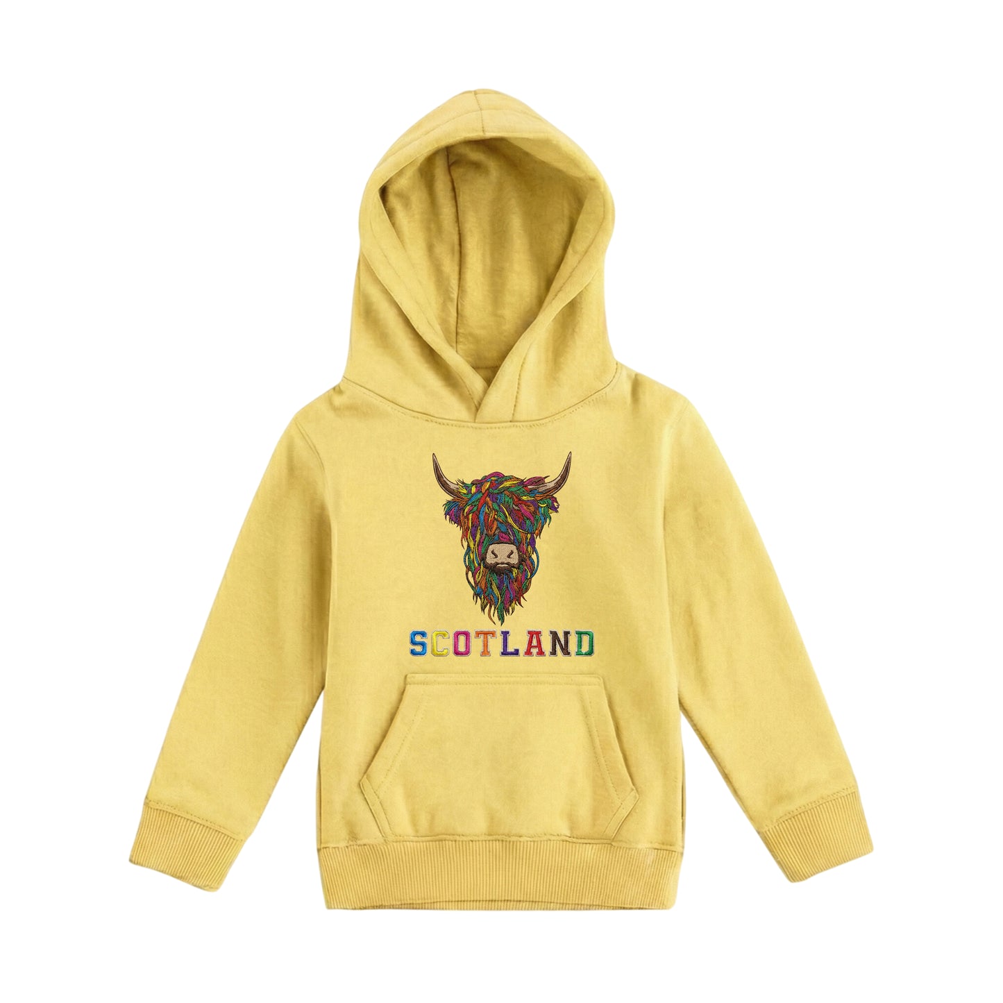 KIDS HOODIE | EMB MLT COW 2