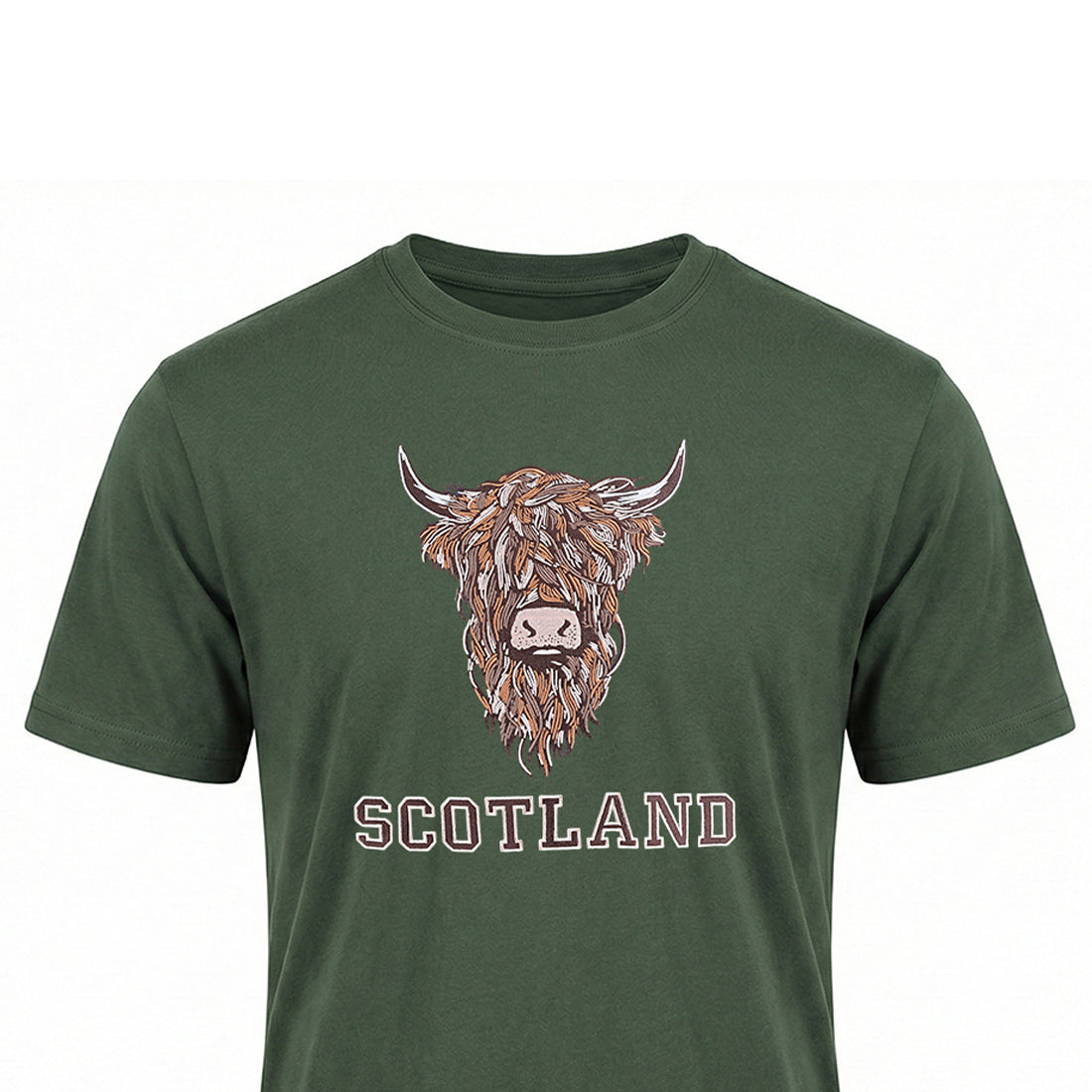 ADULT T-SHIRT | EMB BR COW 1