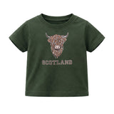 KIDS T-SHIRT | EMB BR COW 1