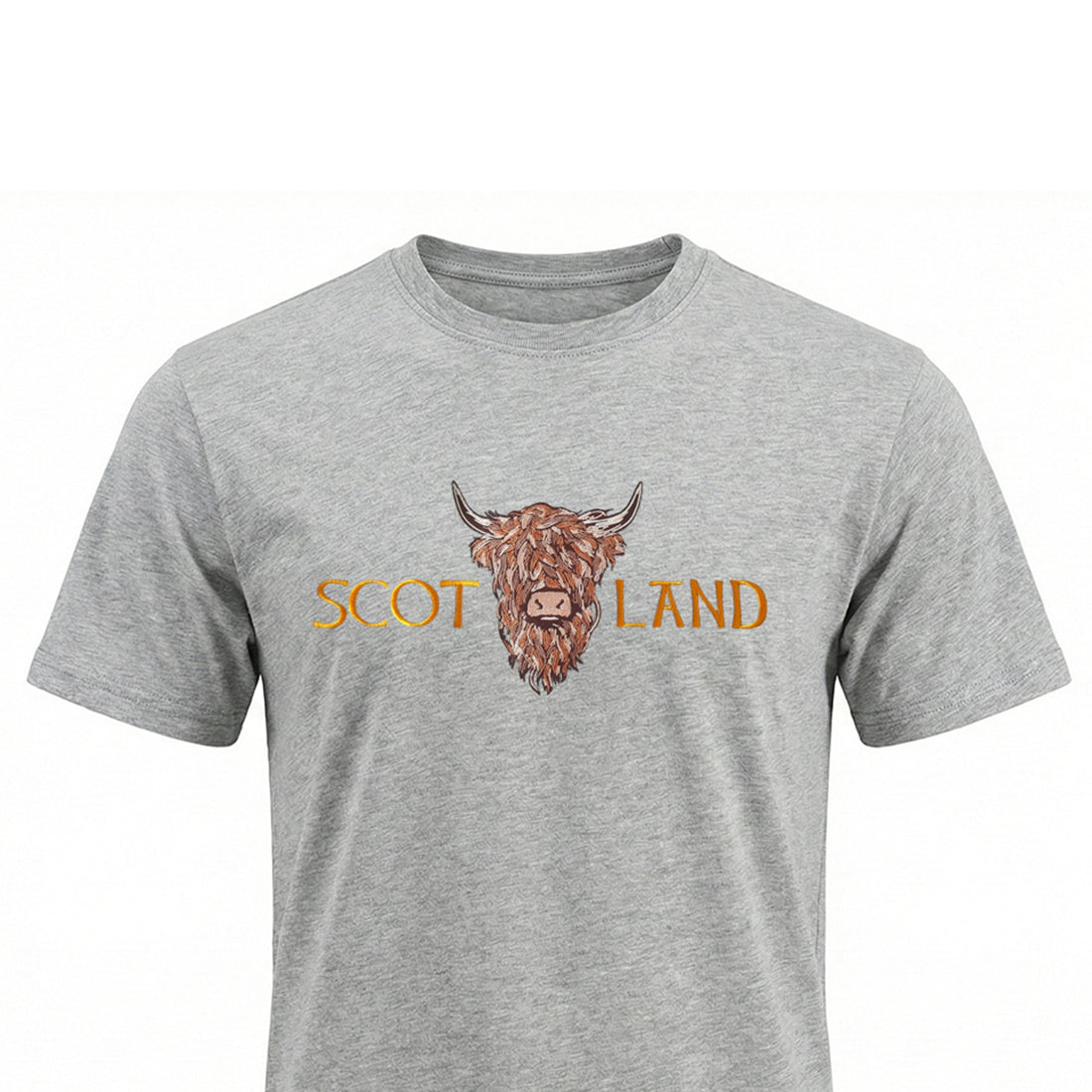 ADULT T-SHIRT | EMB SCOT(BR COW 1)LAND
