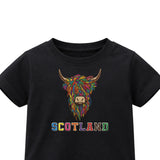 KIDS T-SHIRT | EMB MLT COW 2