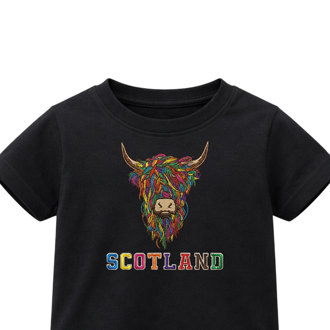 KIDS T-SHIRT | EMB MLT COW 2