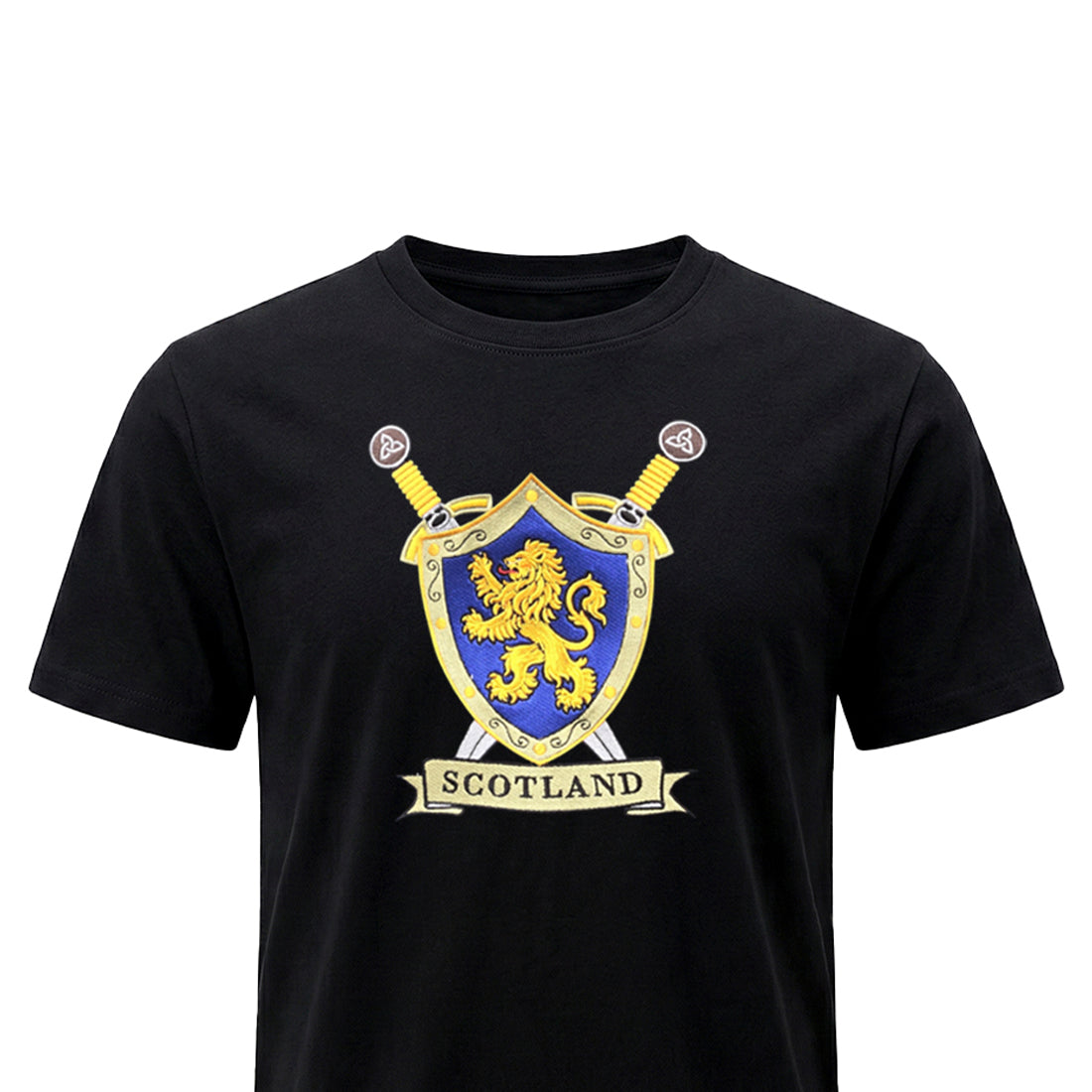 ADULT T-SHIRT | EMB SHIELD LION