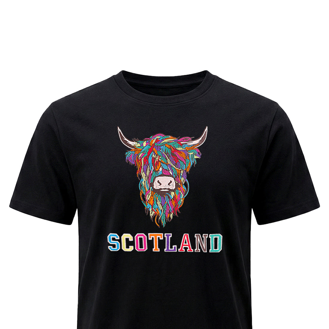 ADULT T-SHIRT | EMB MLT COW 2
