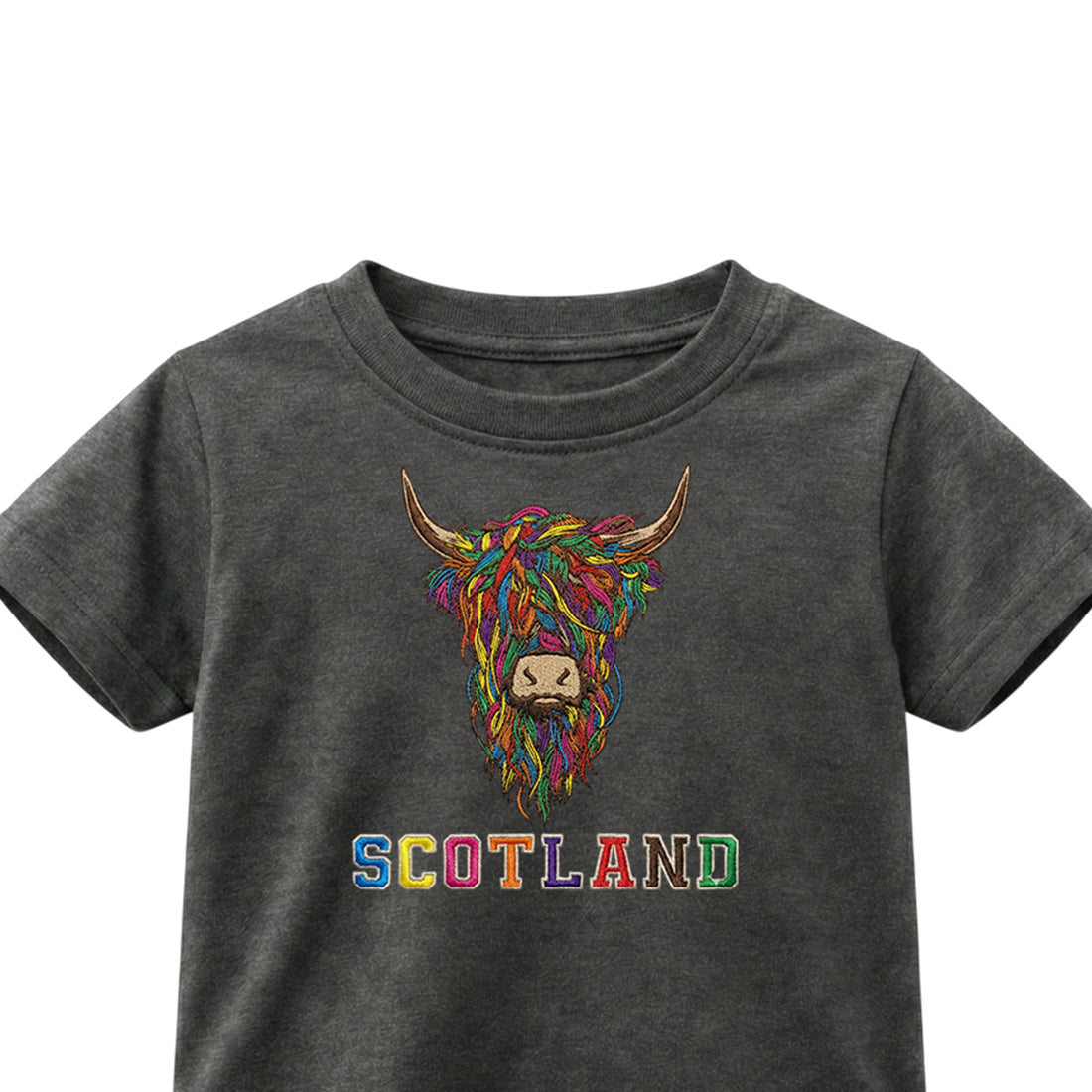 KIDS T-SHIRT | EMB MLT COW 2