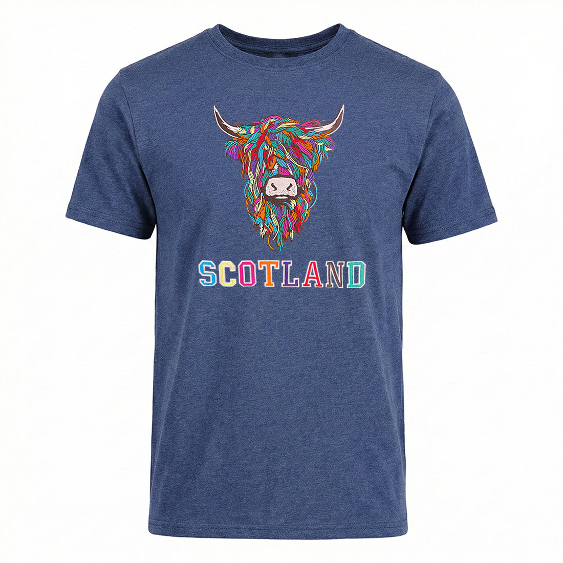 ADULT T-SHIRT | EMB MLT COW 2