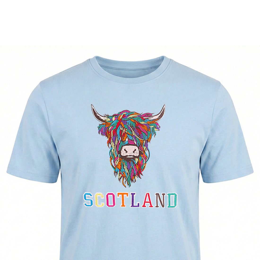 ADULT T-SHIRT | EMB MLT COW 2