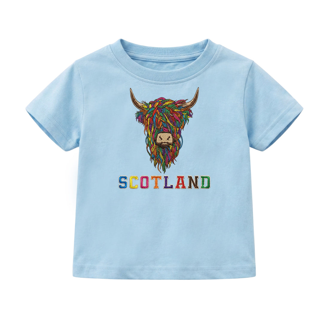 KIDS T-SHIRT | EMB MLT COW 2