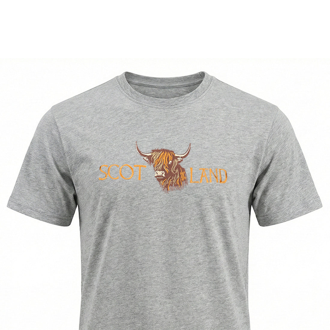 ADULT T-SHIRT | EMB SCT(BULL FACE)LND