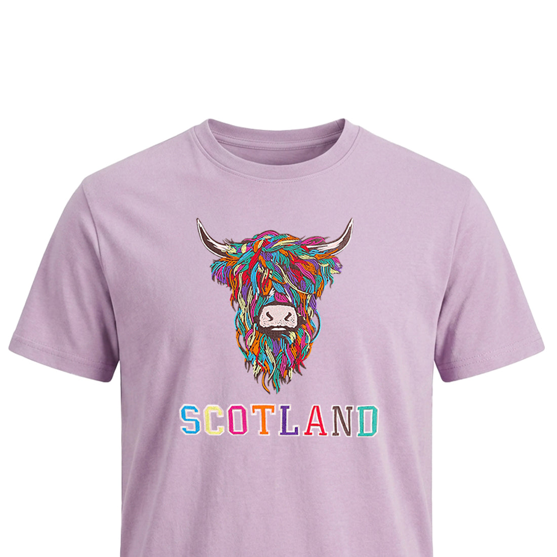 ADULT T-SHIRT | EMB MLT COW 2