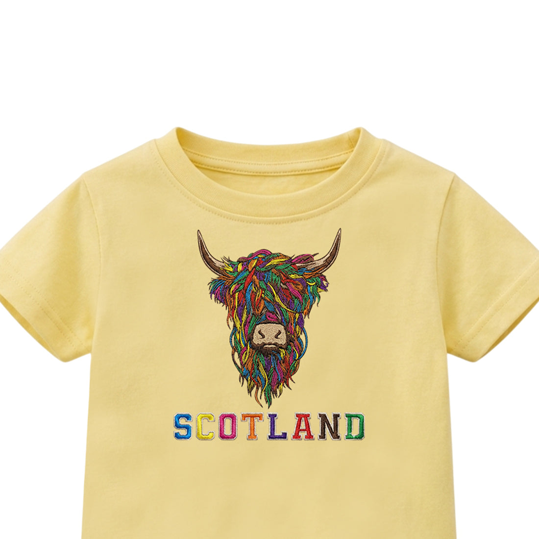 KIDS T-SHIRT | EMB MLT COW 2