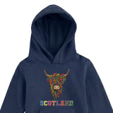 KIDS HOODIE | EMB MLT COW 2