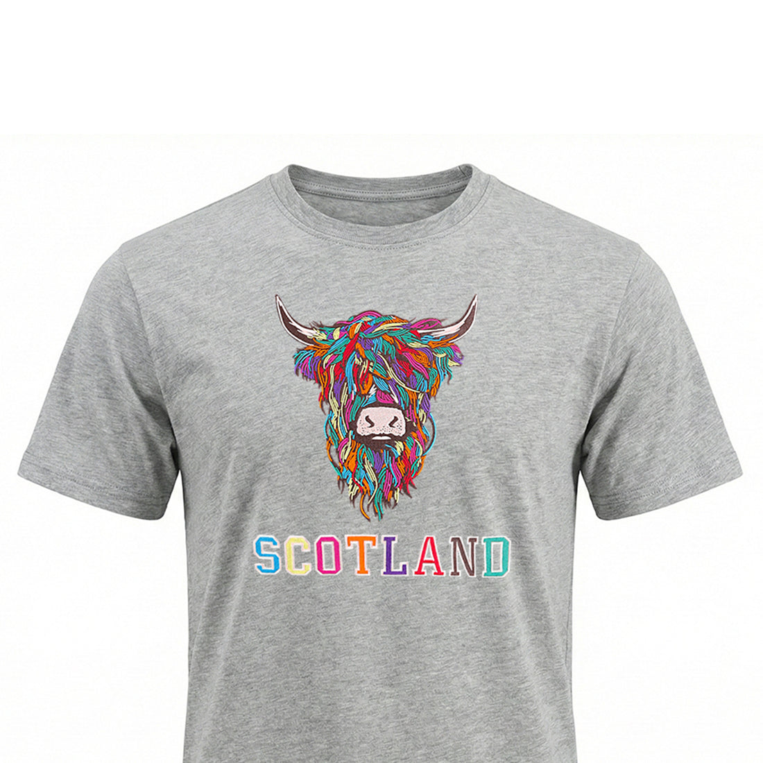 ADULT T-SHIRT | EMB MLT COW 2