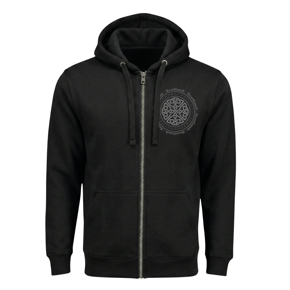 ADULT ZIPPER | EMB CIRCLE CELTIC