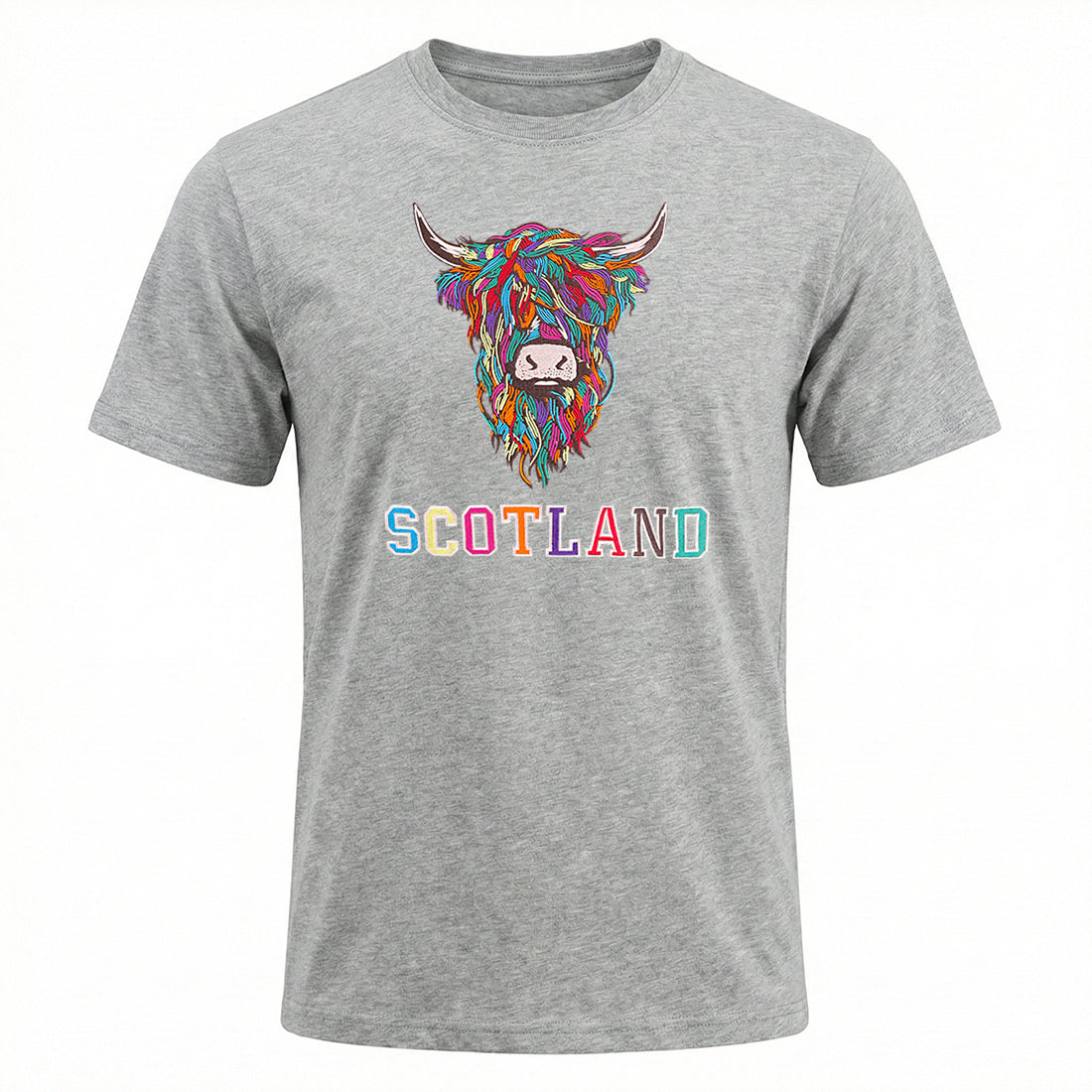 ADULT T-SHIRT | EMB MLT COW 2