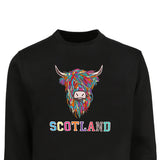 ADULT SWEATSHIRT | EMB MLT COW 2