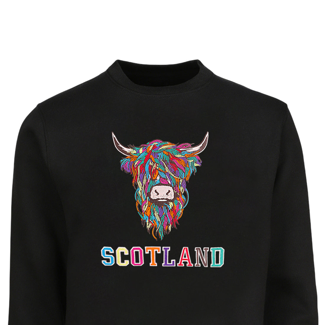 ADULT SWEATSHIRT | EMB MLT COW 2
