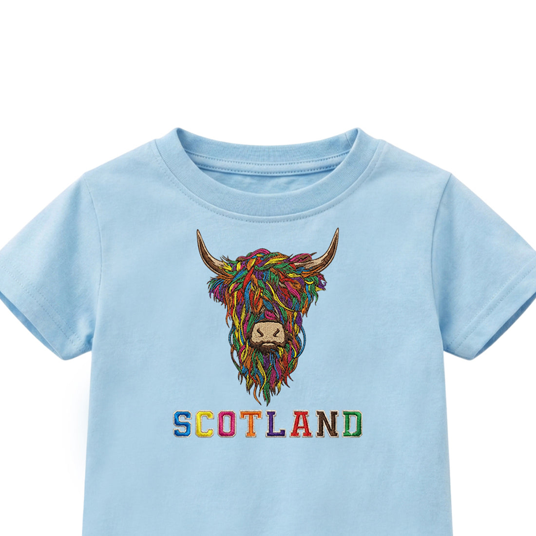 KIDS T-SHIRT | EMB MLT COW 2