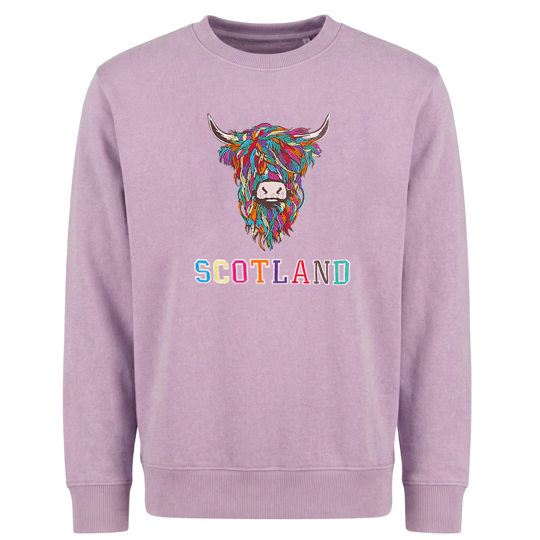 ADULT SWEATSHIRT | EMB MLT COW 2