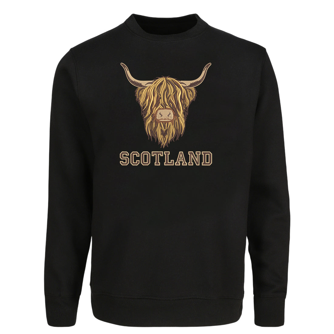 ADULT SWEATSHIRT | EMB BR COW 5