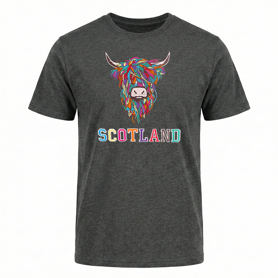 ADULT T-SHIRT | EMB MLT COW 2