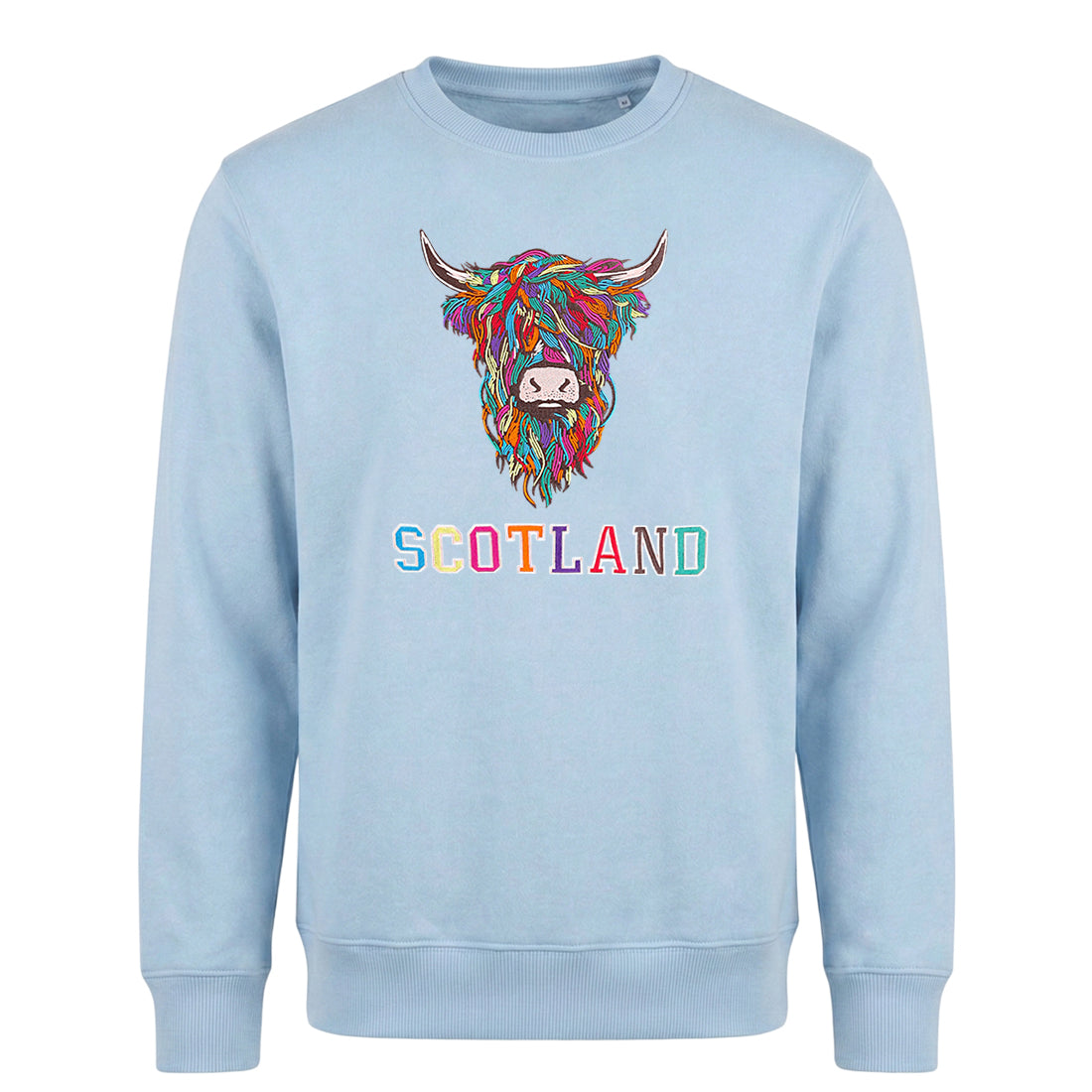 ADULT SWEATSHIRT | EMB MLT COW 2