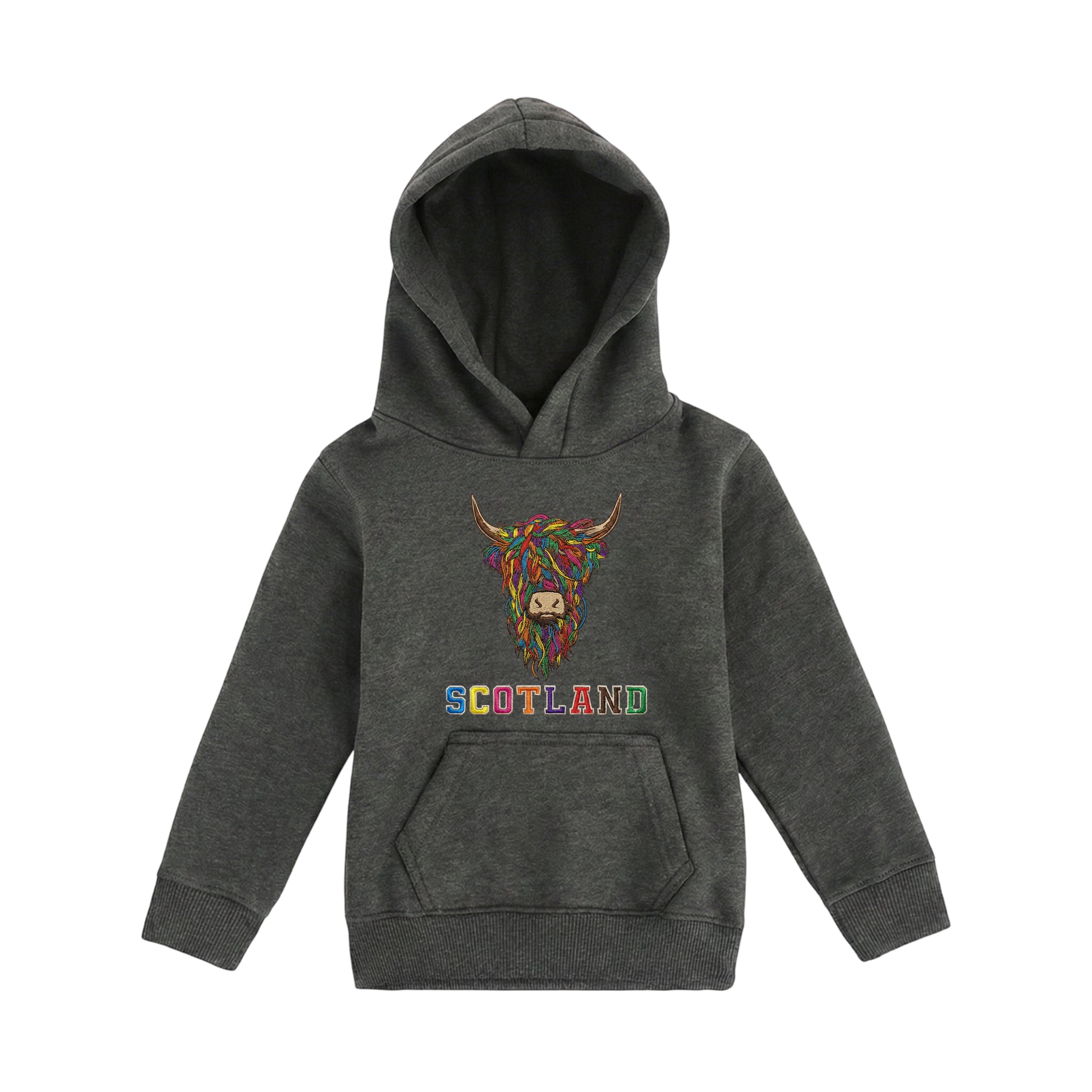 KIDS HOODIE | EMB MLT COW 2