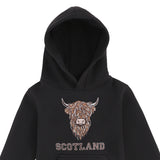 KIDS HOODIE | EMB BR COW 1