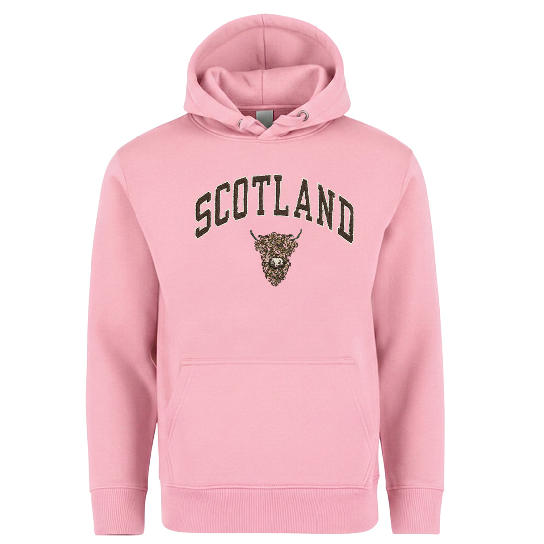 ADULT HOODIE | EMB SCT/BR COW 1
