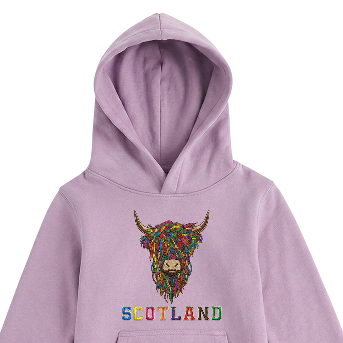 KIDS HOODIE | EMB MLT COW 2