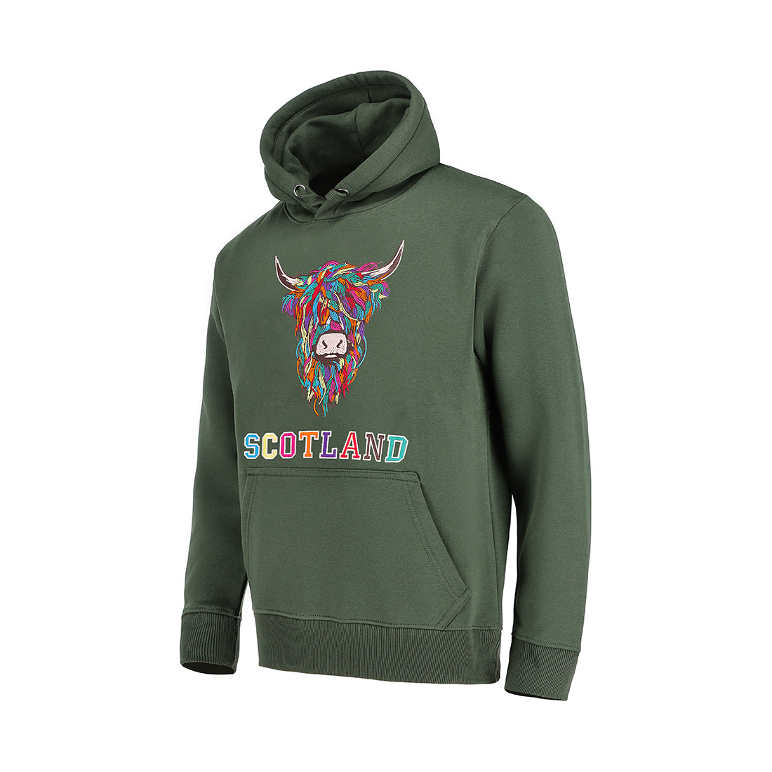 ADULT HOODIE | EMB MLT COW 2