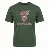 ADULT T-SHIRT | EMB BR COW 1