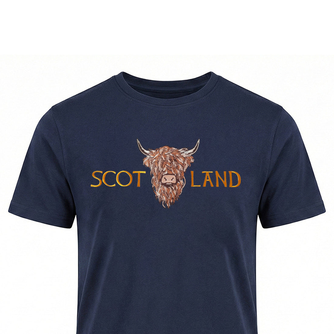 ADULT T-SHIRT | EMB SCOT(BR COW 1)LAND