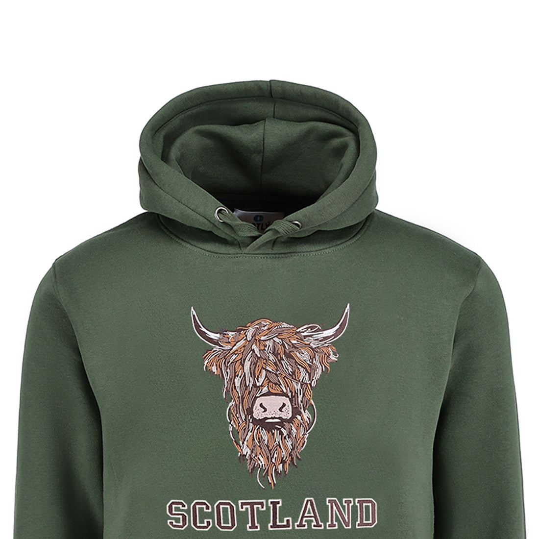 ADULT HOODIE | EMB BR COW1