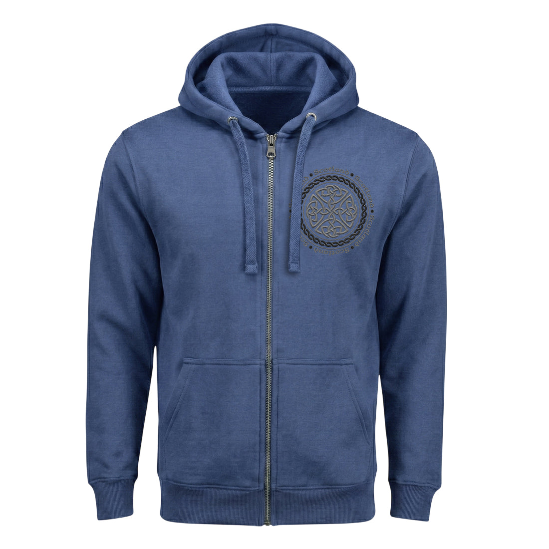 ADULT ZIPPER | EMB CIRCLE CELTIC