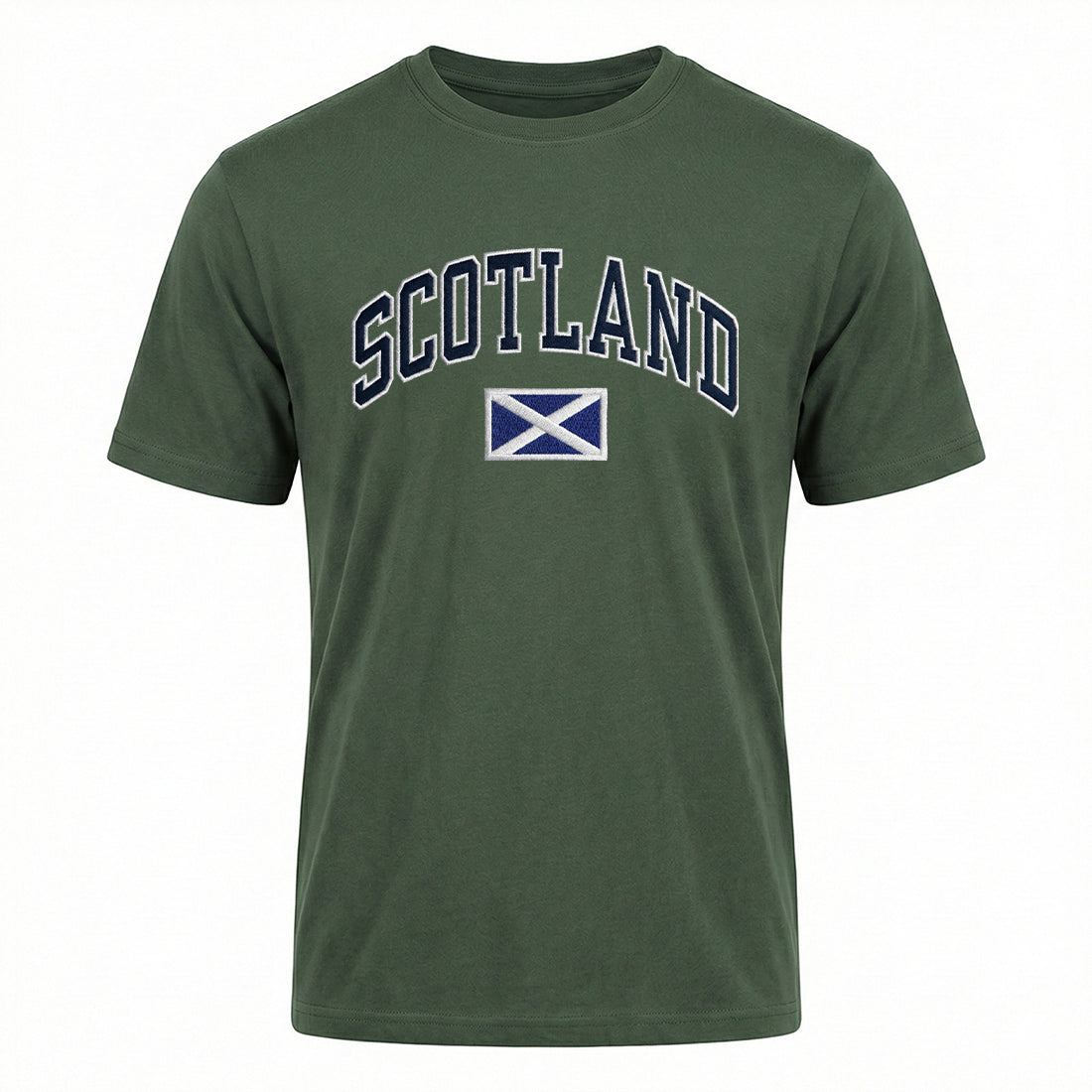 ADULT T-SHIRT | NVY APL SCT/FLG
