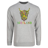 ADULT SWEATSHIRT | EMB MLT COW 6