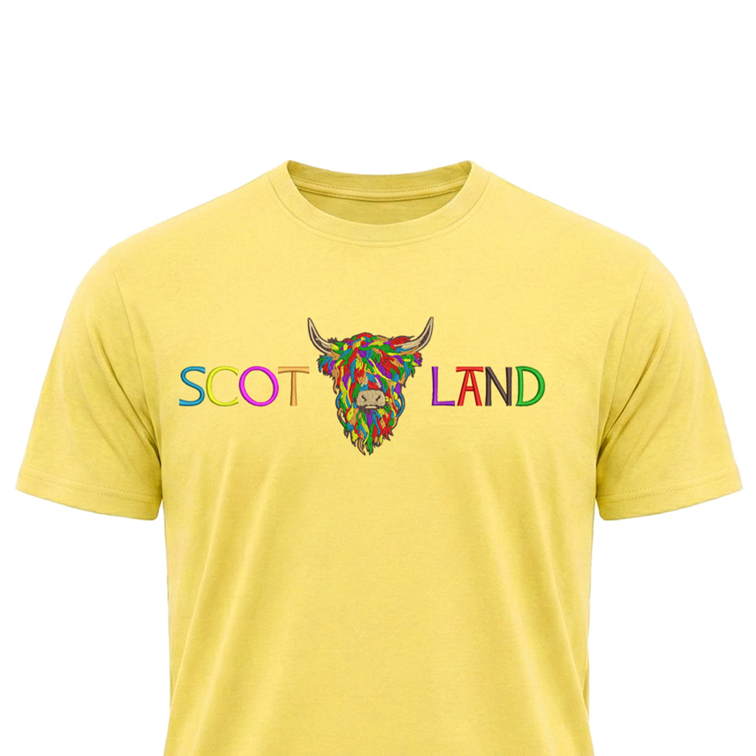 ADULT T-SHIRT | EMB SCOT(MLT COW 2)LAND
