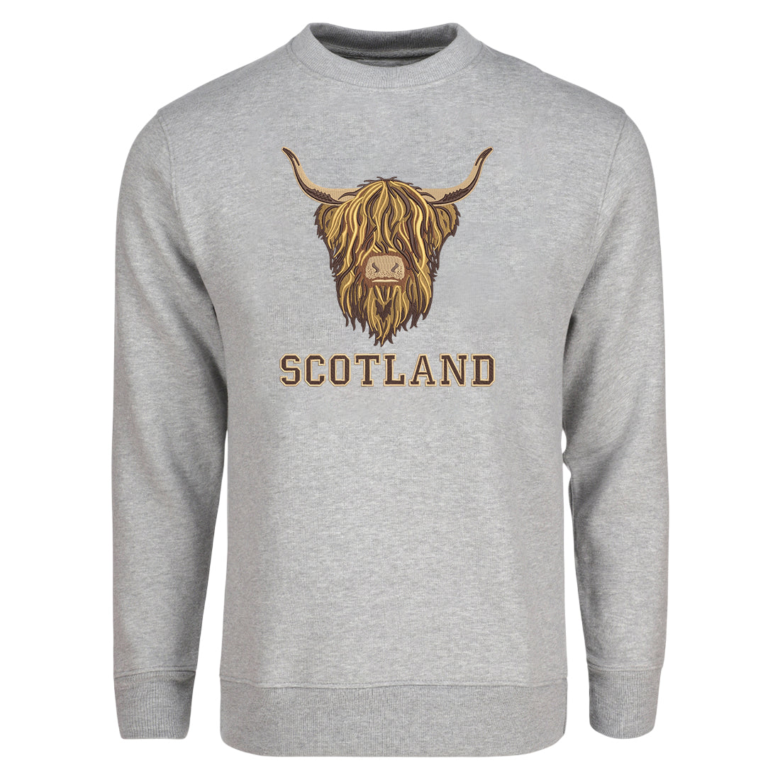 ADULT SWEATSHIRT | EMB BR COW 5